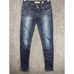 BKE Stella Skinny Low Rise Jeans Womens Size 24L Denim Dark Wash‎ Stretch